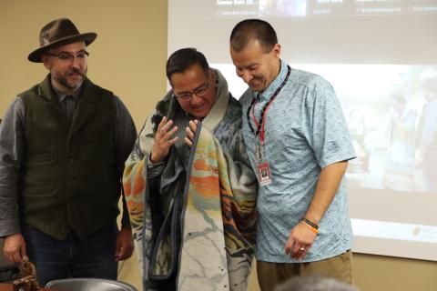 Bill Kallappa Blanketed By Willy Frank Jr. and Jared Keopp