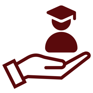 Icon - Support Graduate Red